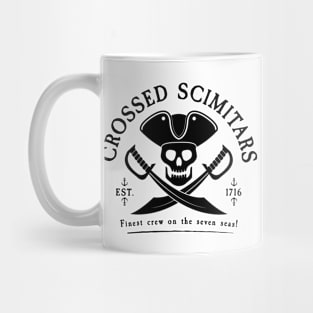 Pirate Series: Crossed Scimitars Est. 1716: Finest Crew on the Seven Seas Mug